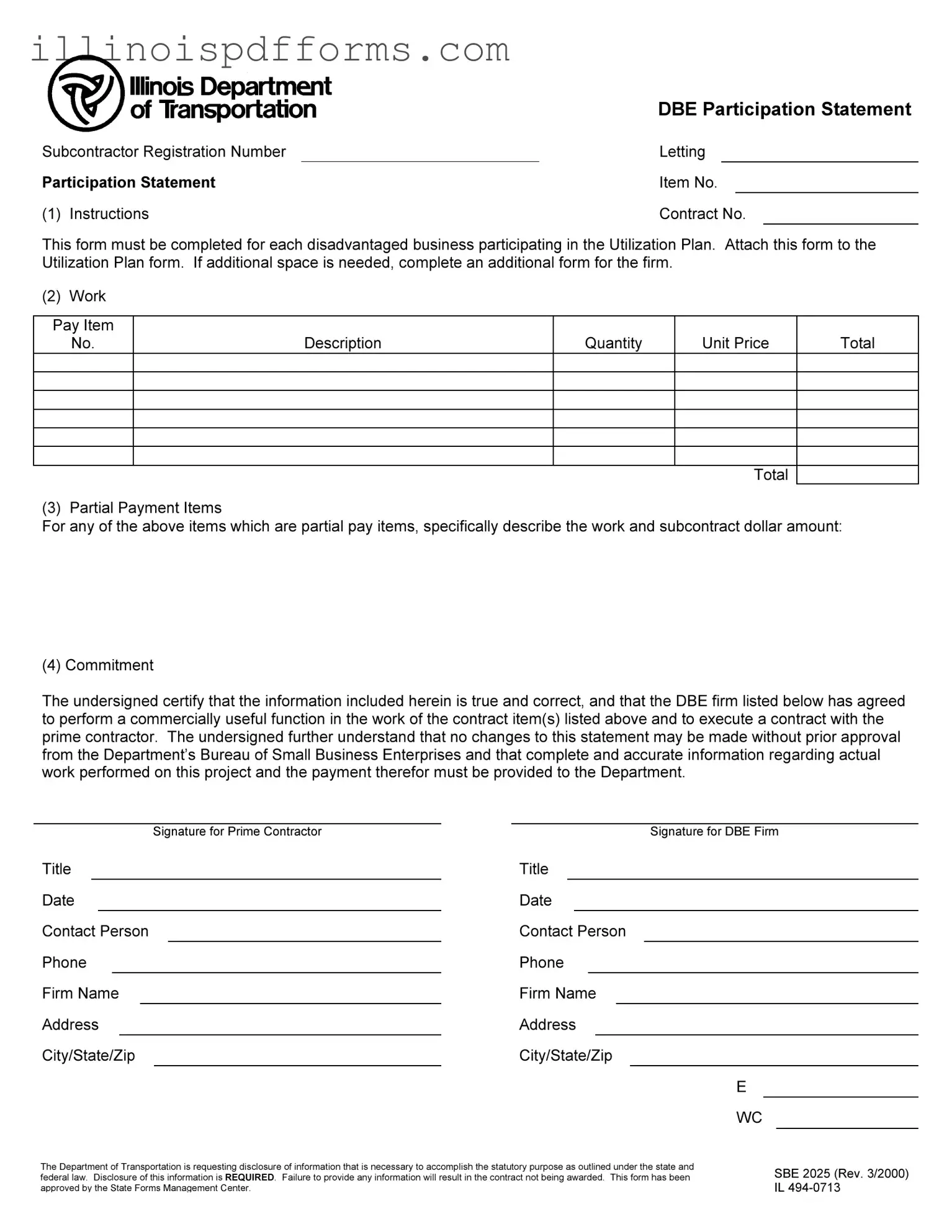 Fill a Valid Illinois Sbe 2025 Form