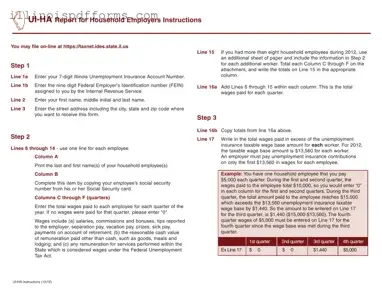 Fill a Valid Illinois Ui Ha Form