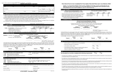 Fill a Valid Illinois Vision Specialist Report Form